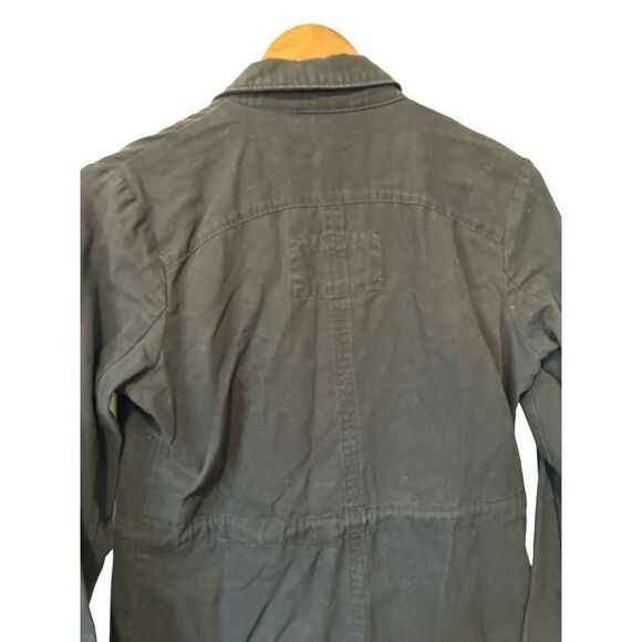 Hurley Black Button Up Slater Casual Shirt Shaket Size Small Cotton - Picture 9 of 13